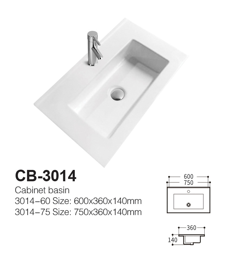 China factory Chaozhou wholesale ceramic wash thin edge small bathroom narrow inset basin