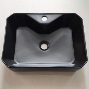 black color ceramic wash basins